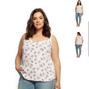 Dex Plus Reversible V-Neck Tank Top